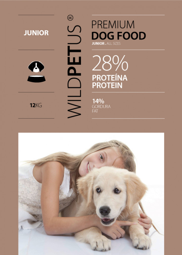 WILDPETUS PREMIUM DOG FOOD JUNIOR 12KG