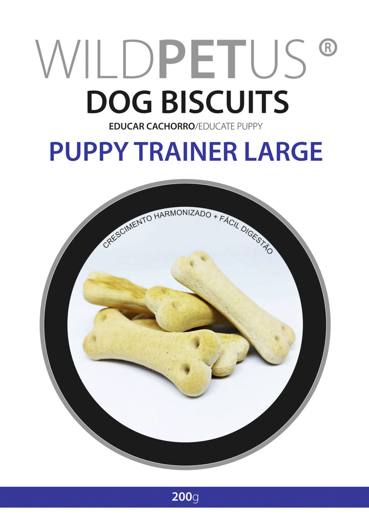 WILDPETUS DOG BISCUITS PUPPY TRAINER LARGE 200g