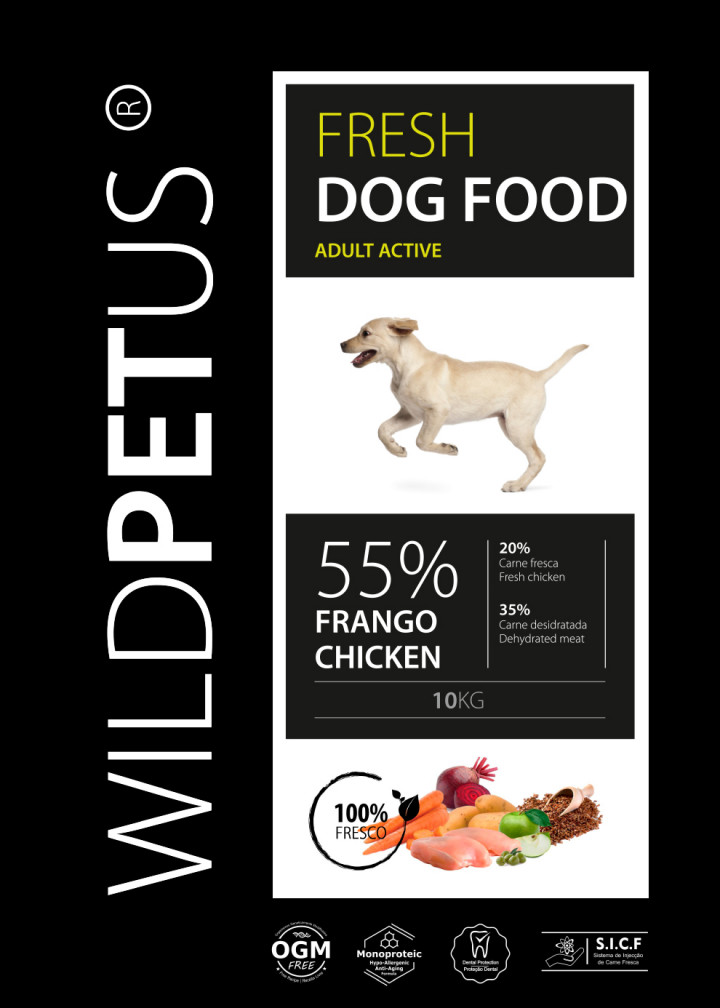 WILDPETUS FRESH DOG FOOD ACTIVE 10KG